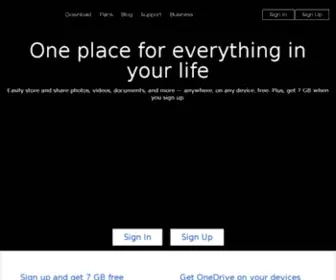 SKYdrive.com(SKYdrive) Screenshot