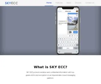Skyecc.com(Nothing is more secure than SKY ECC) Screenshot