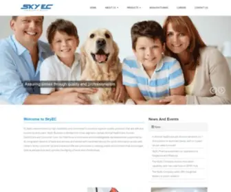 SkyecPharma.com(SkyEc Pharma) Screenshot