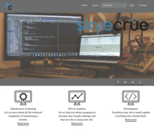 Skyecrue.com(Skye crue) Screenshot