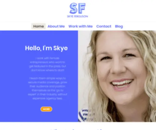 Skyeferguson.co.uk(Skye Ferguson) Screenshot