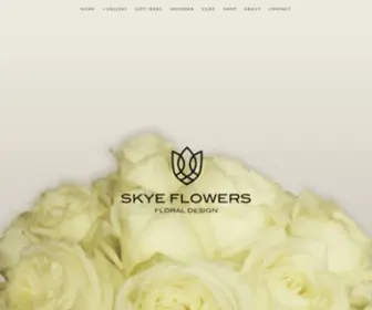 Skyeflowers.ca(Skye Flowers Floral Design) Screenshot