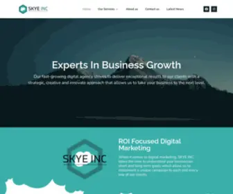 Skyeincmarketing.com(SKYE INC) Screenshot