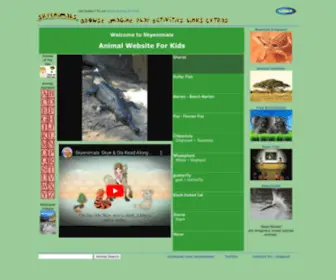Skyenimals.com(Animal Website For Kids) Screenshot