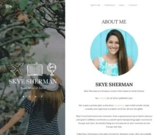 Skyesherman.com(Skye Sherman) Screenshot