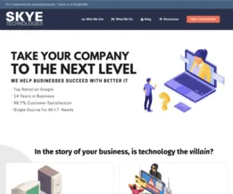 Skyetechnologies.com(SKYE Technologies) Screenshot