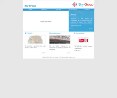 Skyexports.com(Sky Group) Screenshot
