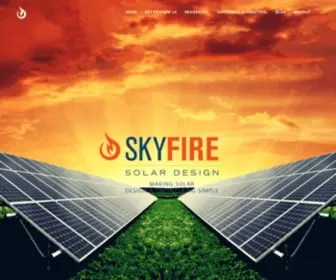SKyfiresd.com(Skyfire Solar Design) Screenshot