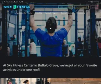 SKyfitnesschicago.com(Sky Fitness Center in Buffalo Grove) Screenshot