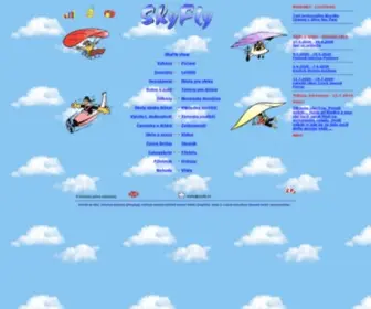 SKYFLY.cz(Paragliding, hanggliding a ultralehké létání) Screenshot