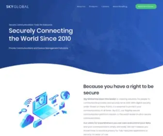 SKYglobal.com(Securely Connecting Everyday Life) Screenshot