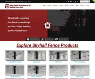 SKyhallfence.com(Welded Mesh Fencing) Screenshot