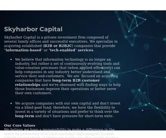 SKyharbor.co(Skyharbor Capital) Screenshot