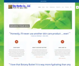 SKyherbsco.com(Food For Your Skin) Screenshot