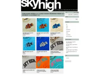 SKyhighskateboardshop.com(6 & SUNDAY 12) Screenshot