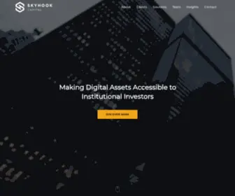 SKyhookcapital.io(Unlocking liquidity across the global buyside wealth management networks) Screenshot