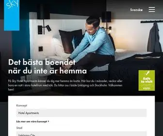 SKyhotelapartments.se(Start) Screenshot