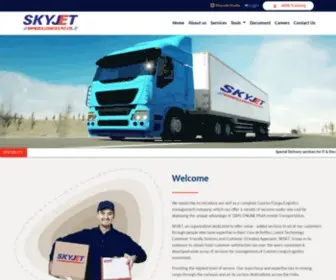 SKyjetlogistics.com(Courier, Cargo, Logistics Management Services Company India) Screenshot