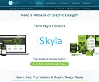 SKyla.services(Your Website & Graphic Design Boutique Agency) Screenshot