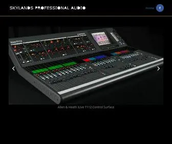 SKylandsproaudio.com(Skylands Professional Audio) Screenshot