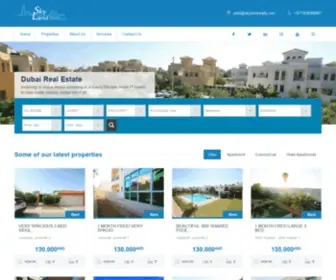 SKylandubai.com(Sky Land Realty) Screenshot