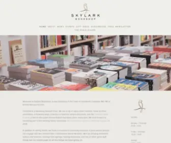 SKylarkbookshop.com(Skylark bookshop) Screenshot