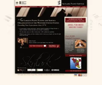 SKylarkpiano.com(Skylark Piano Service) Screenshot