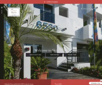 SKylatower.com(Brand New Apartments Near Sherman Oaks) Screenshot