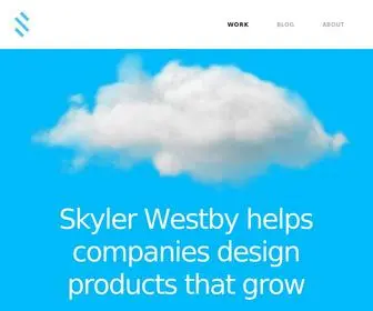 SKylerwestby.com(Skyler the Product Designer) Screenshot