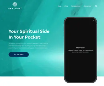 SKylight.org(Spirituality for Gen Z) Screenshot