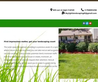 SKylightlandscaping.com(Lawn Care & Landscape Development Services Illinois) Screenshot