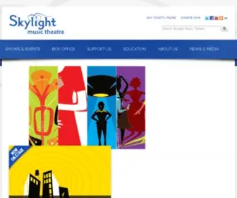 SKylightopera.com(Skylight Music Theatre) Screenshot