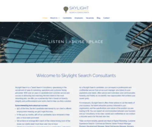 SKylightsearch.co.uk(Sales recruitment) Screenshot