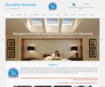 SKylightsmontreal.ca(Skylights Manufacturing Montreal) Screenshot