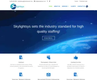 SKylightsys.com(Skylightsys Strategic Staffing) Screenshot