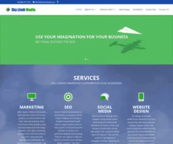 SKylimitmedia.com(Website Design & Online Marketing Services) Screenshot