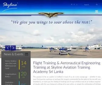 SKylineavi.com(Skyline Aviation Training Academy Sri Lanka) Screenshot