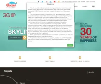 SKylinebuilders.com(Builders in Kochi) Screenshot