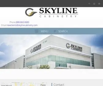 SKylinecabinetry.com(Skyline Cabinetry) Screenshot