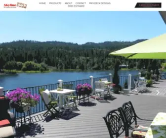 SKylinedecks.com(Skyline Decks) Screenshot