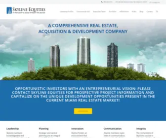 SKylineequities.com(Skyline Equities) Screenshot