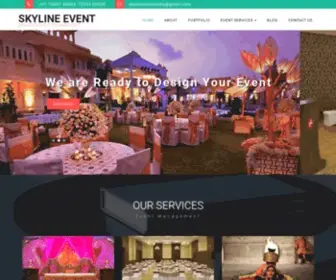 SKylineeventudaipur.com(Skyline Event Management) Screenshot