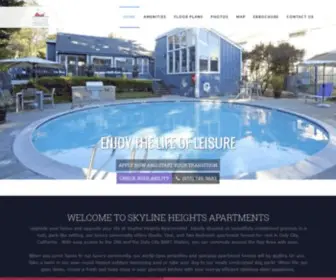 SKylineheights.com(Skyline Heights Apartments) Screenshot