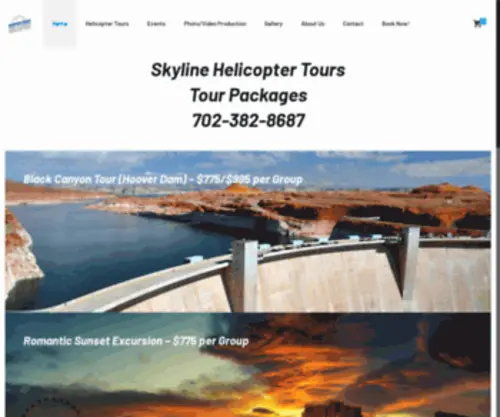 SKylinehelicoptertours.com(Skyline Helicopter Tours) Screenshot
