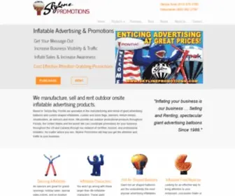 SKylinepromotions.com(Inflatable Advertising By Skyline Promotions) Screenshot