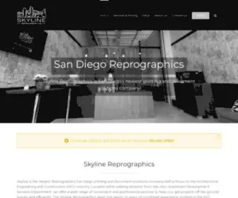 SKylinerepro.com(Reprographics San Diego) Screenshot