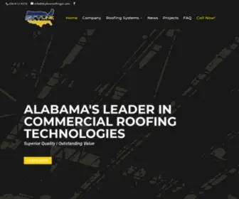 SKylineroofingal.com(Commercial Roofing Repairs and Restoration) Screenshot