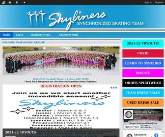 SKylinerssynchro.com(Skyliners Synchronized Skating Team) Screenshot