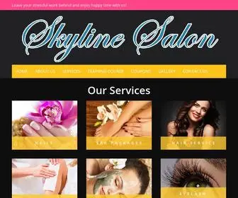 SKylinesalonalexandria.com(Nail SalonSkyline Hair) Screenshot