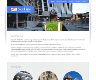 SKylinescaffold.com(SkyLine Scaffold) Screenshot